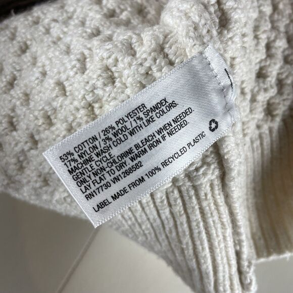 Nili Lotan Target Fisherman Sweater Size XXS Cream Cable Knit Preppy Classic L - Picture 7 of 9